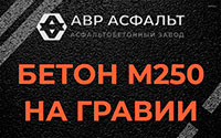 Бетон М250 на гравии в Удельной